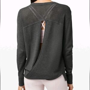 Lululemon Back To Balance Long Sleeve Sweater